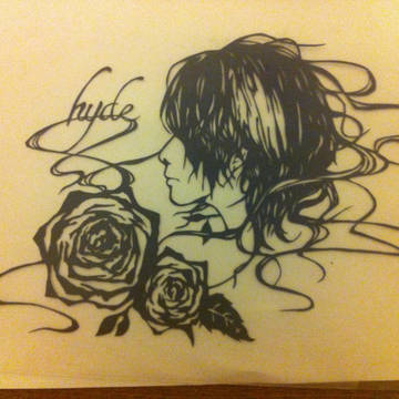 切り絵HYDE