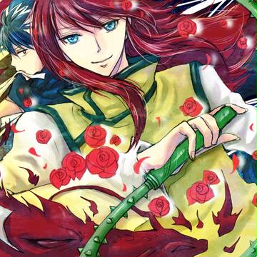 幽白 薔薇と龍