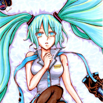 初音ミク　帰宅。