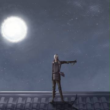 月夜の訪問者