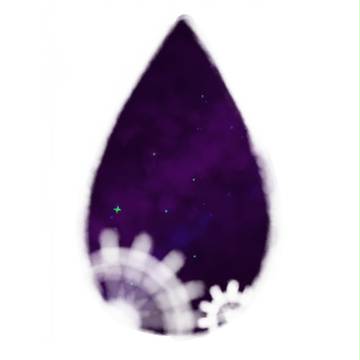 雨の夜空