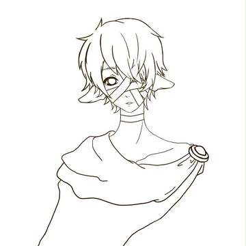 包帯【線画】