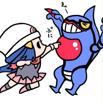 しゅじんこう♀の つつく こうげき!