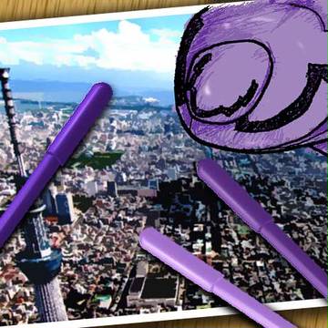 色々なコスプレした阿幾が東京案内