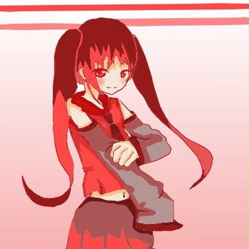 -red miku-