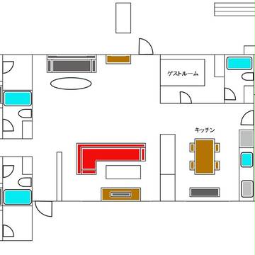 南波家の間取りを考えてみた２（原作ver）