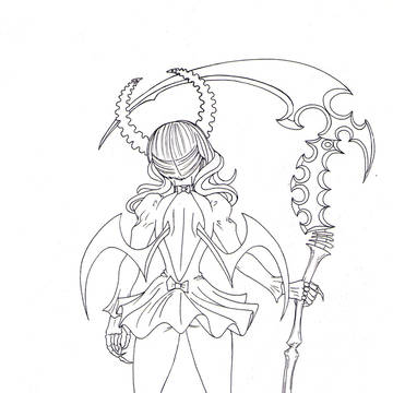 death lady back
