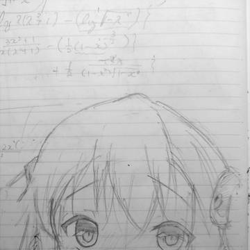 あ、あの、、べ、勉強中にお絵かきとかダメだとおもいます!