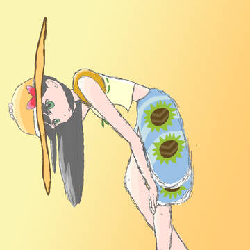 ヨーグルティングの友達絵を描いた（過去の絵）