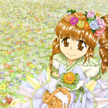 花畑+田村ゆかり=天使