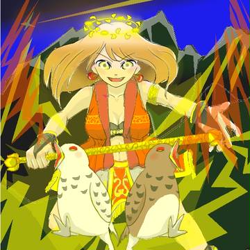 ライチョウさんと一緒に戦います。