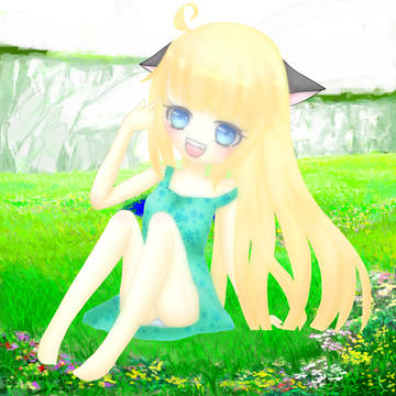 猫耳の子描いてみた