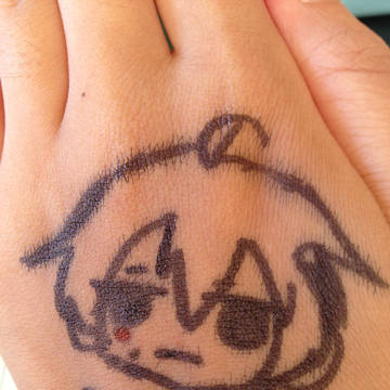 夏のカゲロウ落書き５（手）