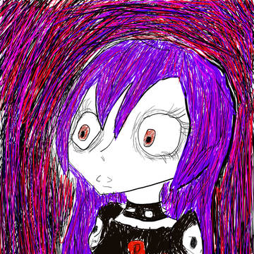 学校で描いた落書き