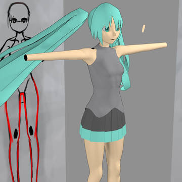 3Dミクさん 途中