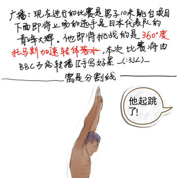 【kuso注意】假如青峰大輝是跳水運動員