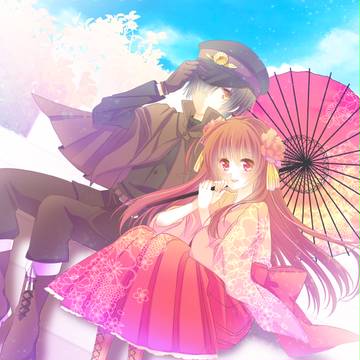 【C82】大正浪漫風な菊と梅