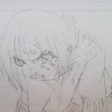 ナルトのサスケ　落書きｗｗｗ