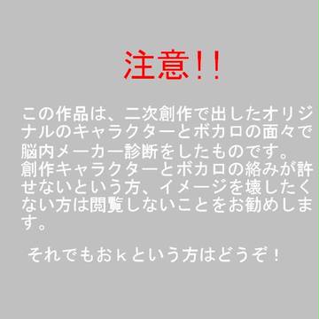 ボカロ部で脳内メーカー