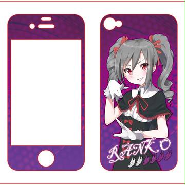 C82新作　神崎蘭子iPhone4/4Sスキンシート【実物】