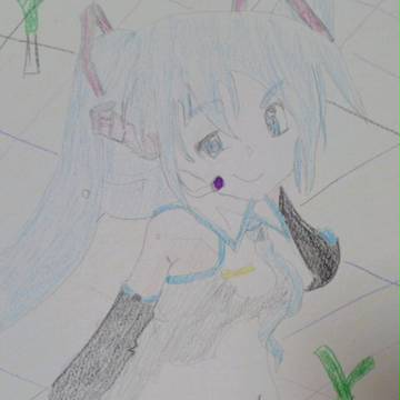 左目がおかしい初音ミク