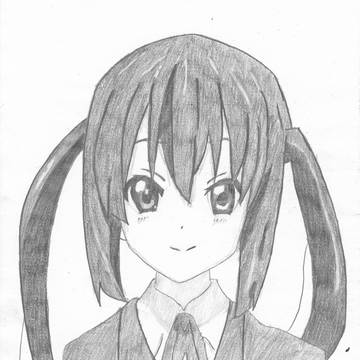 あずにゃんをシャーペンで模写してみた！