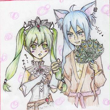 レオン×フレイ落書き