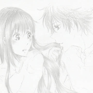 髪にくちづけ