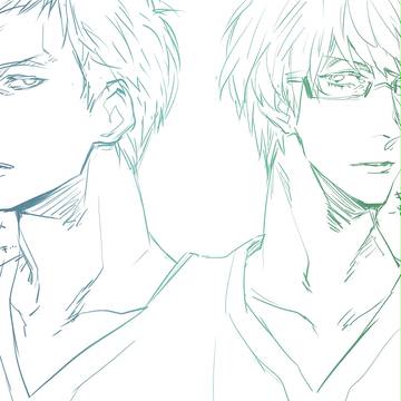 青と緑描いてみた