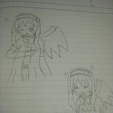 修学旅行で描いた落書き