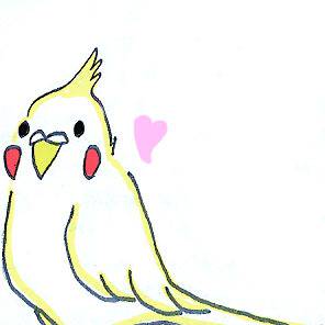 友人の絵を塗ってみた。