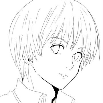 【銀魂】沖田線画【塗ってくださry】