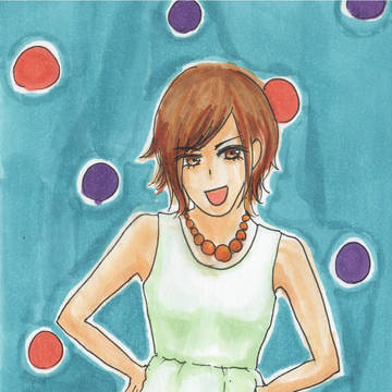 勝気な女の子