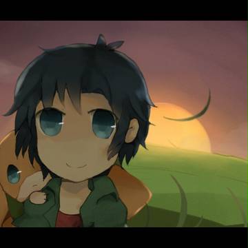 夕日