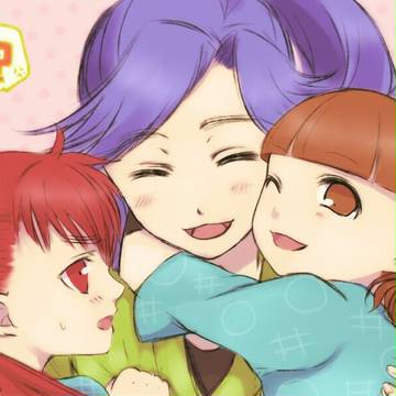 ムギュッ