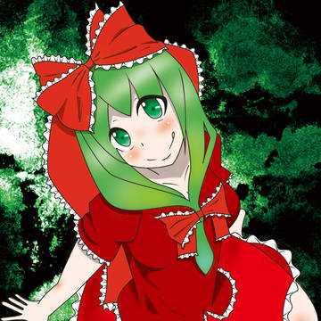 前の線画ぬった。