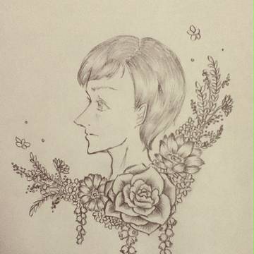 Kurt with flower