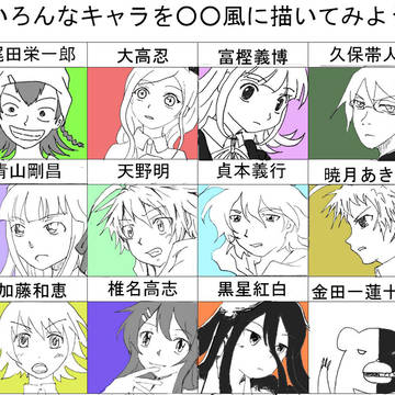ロンパ1・2で○○風