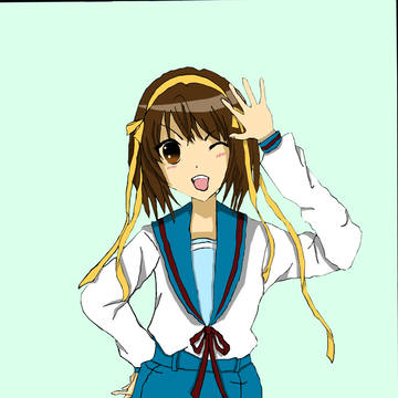 涼宮ハルヒ　描かせて頂きました【1週間クオリティ】
