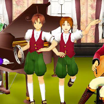 【APH】動画で使用した静画【MMD改造】