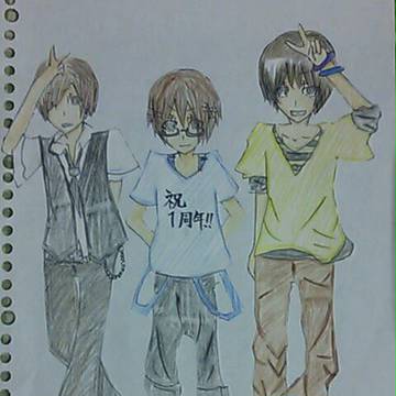 ブログ１周年記念絵