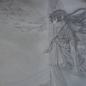 庚　夕子　模写