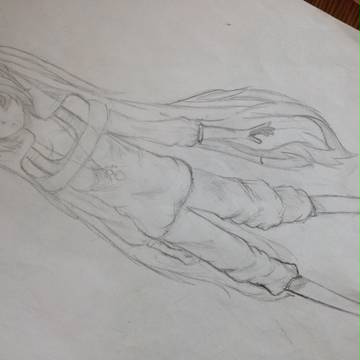 落書き…ミクさんです