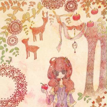 Sweet forest girl