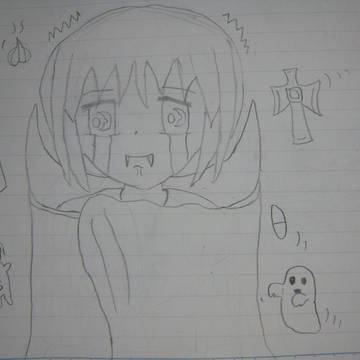 ドラキュラ涙目にしてみた