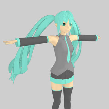 初音ミク 3Dモデル