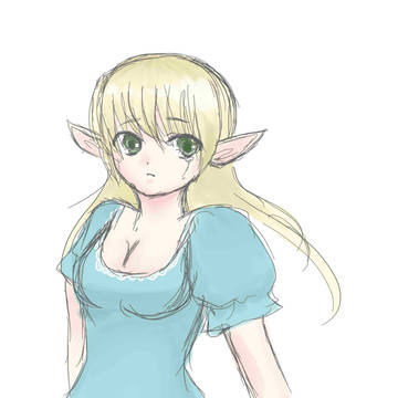 エルフさん落書き