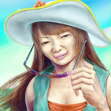 夏の太陽よりも海よりも輝いていた