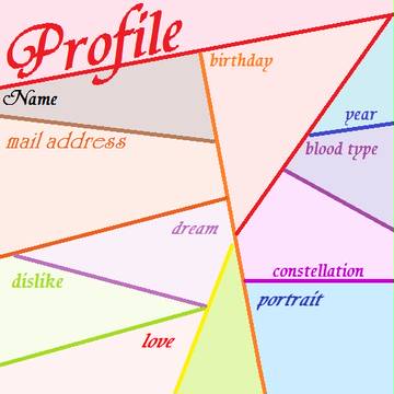 プロフィール表