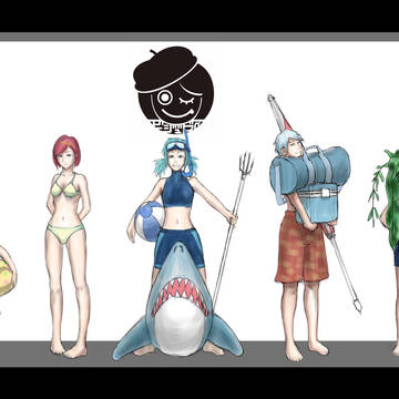 【残暑】ビジュツブ夏の強化合宿【見舞い】